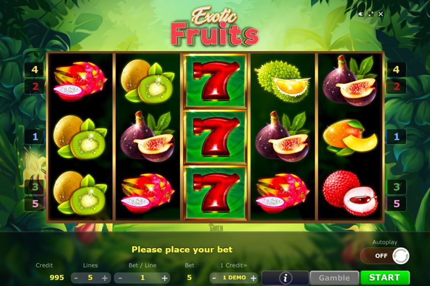 Tropical Fruits Slot Online